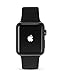 Apple Watch Series 3, 42 mm, GPS, Aluminium Gehäuse, Space Grau mit Sport-Armband, Schwarz, 2017