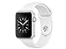 Apple Watch Series 1, 42 mm, GPS, Aluminium Gehäuse, Silber mit Sport-Armband, Weiß, 2016