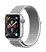 Apple Watch Series 4 (GPS, 40mm) Aluminiumgehäuse Silber - Sport Loop Muschel